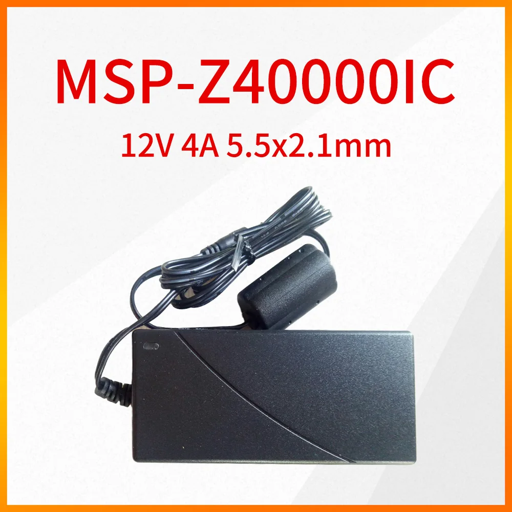 

Original MSP-Z40000IC MSP-Z4000IC12.0-48W 12V 4A 5.5x2.1mm Power Adapter For MOSO Haikang Hard Disk Video Recorder Monitoring