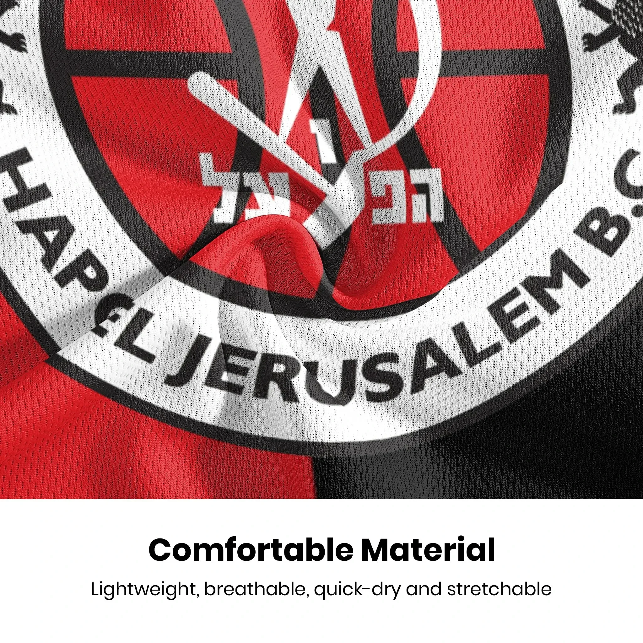 Hapoel القدس كرة السلة رياضي للرجال Hd طباعة القطن تانك القمم العضلات المحملة أكمام تي شيرت Tagless تانك قميص