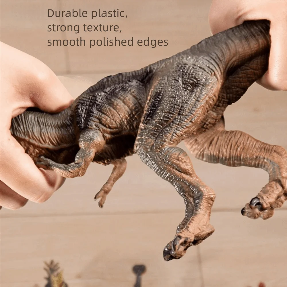 Figurki PVC Dinozaury Duży Rozmiar Miękki Materiał Symulacja Zwierzęcia Model Pudełko do Przechowywania Prezenty dla Chłopców