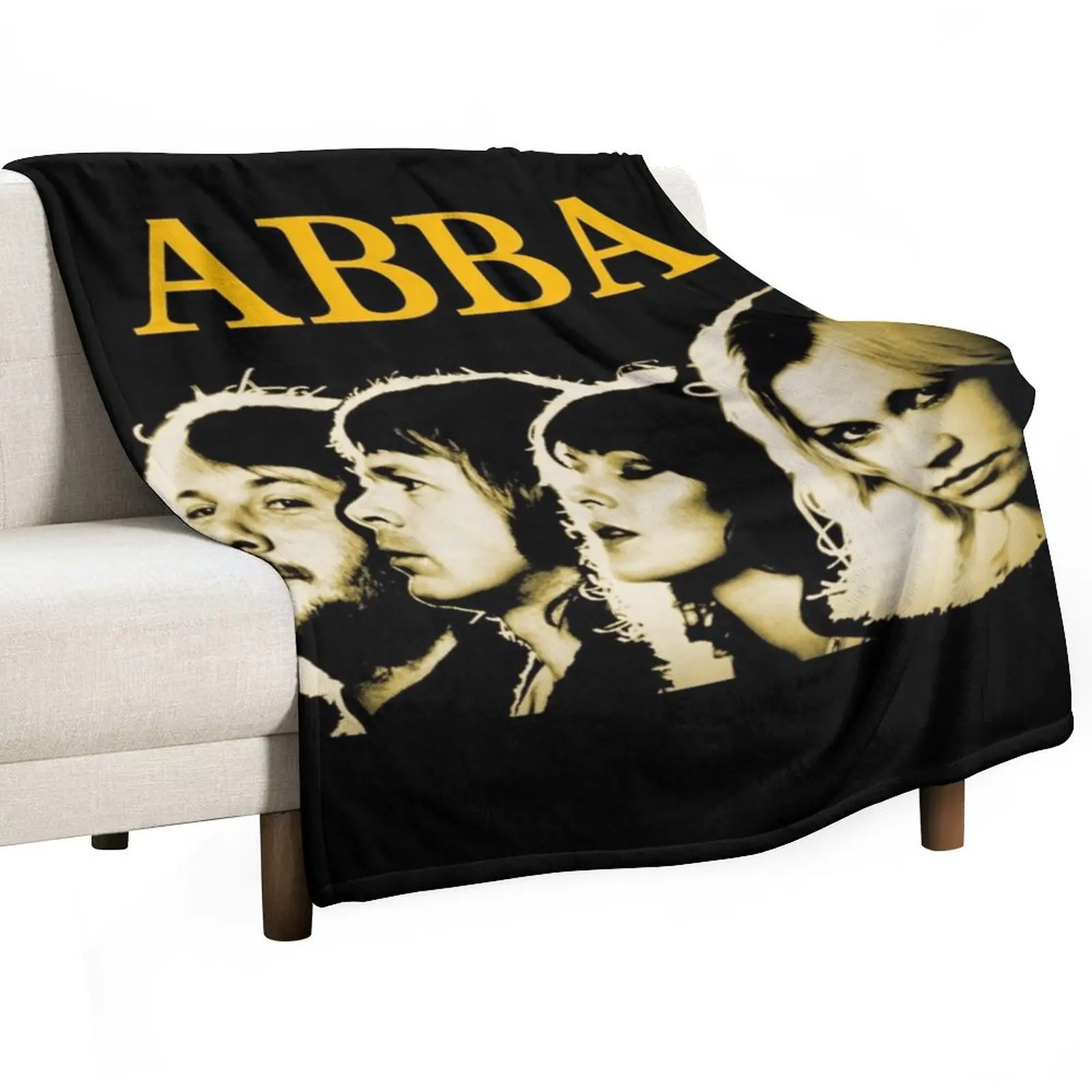 

-Music00--Merchandise--HGD&-ABBA-Tshirt--Album Throw Blanket valentine gift ideas Comforter Polar Soft Plaid Blankets