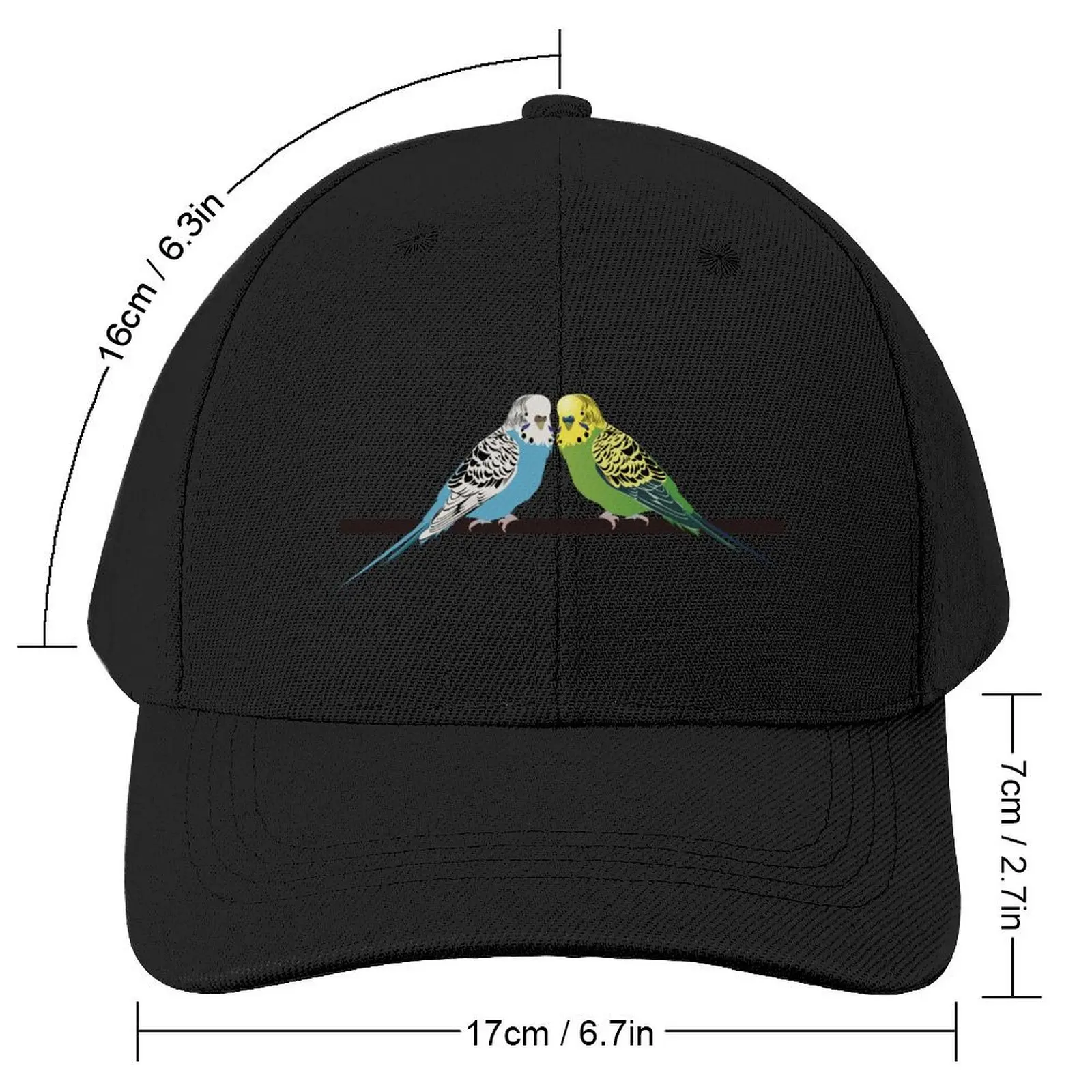 Budgies Baseball Cap Military Cap Man Sports Cap Hats For Women Men's