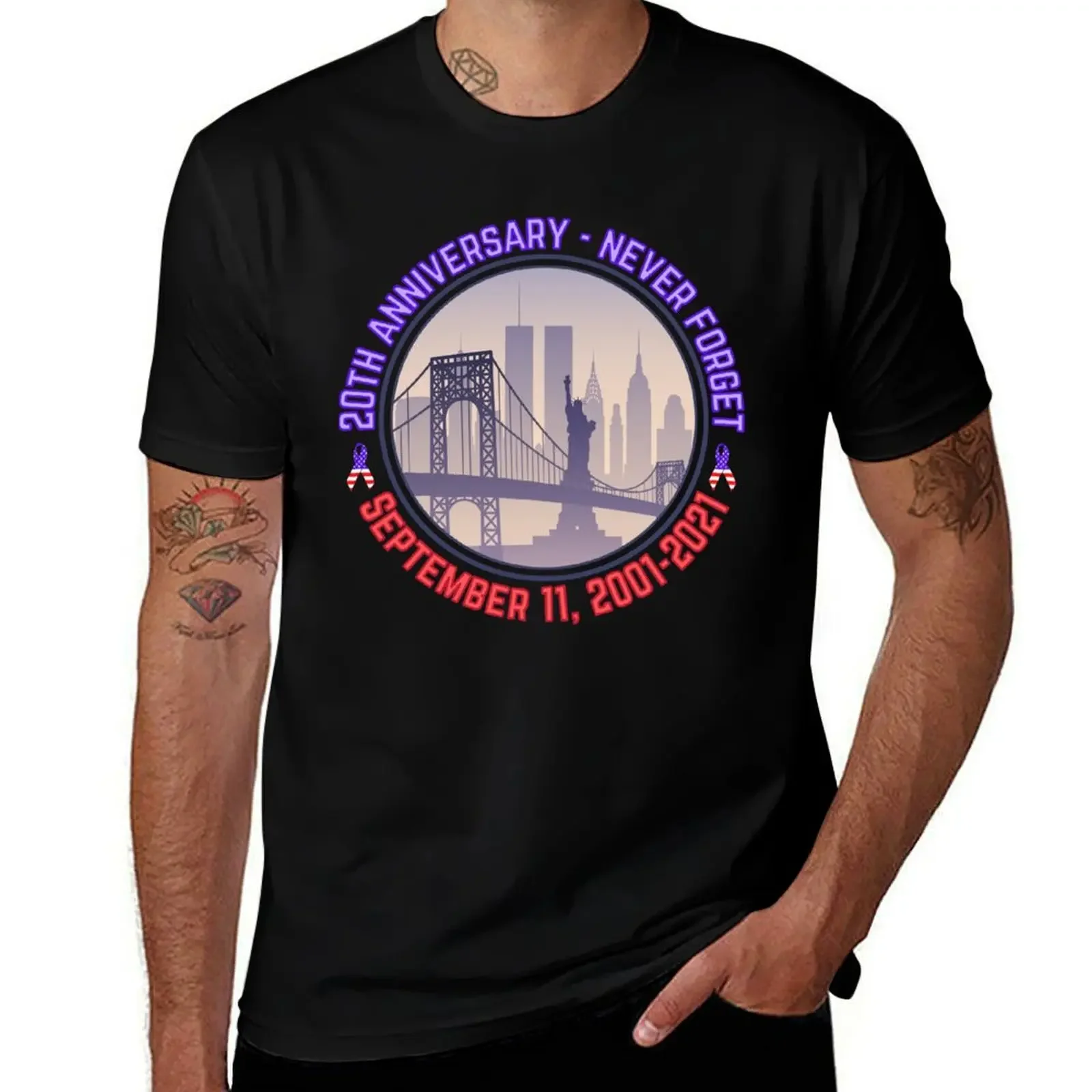 

20th anniversary of the September 11th attacks T-Shirt sports fans anime mens t shirts pack