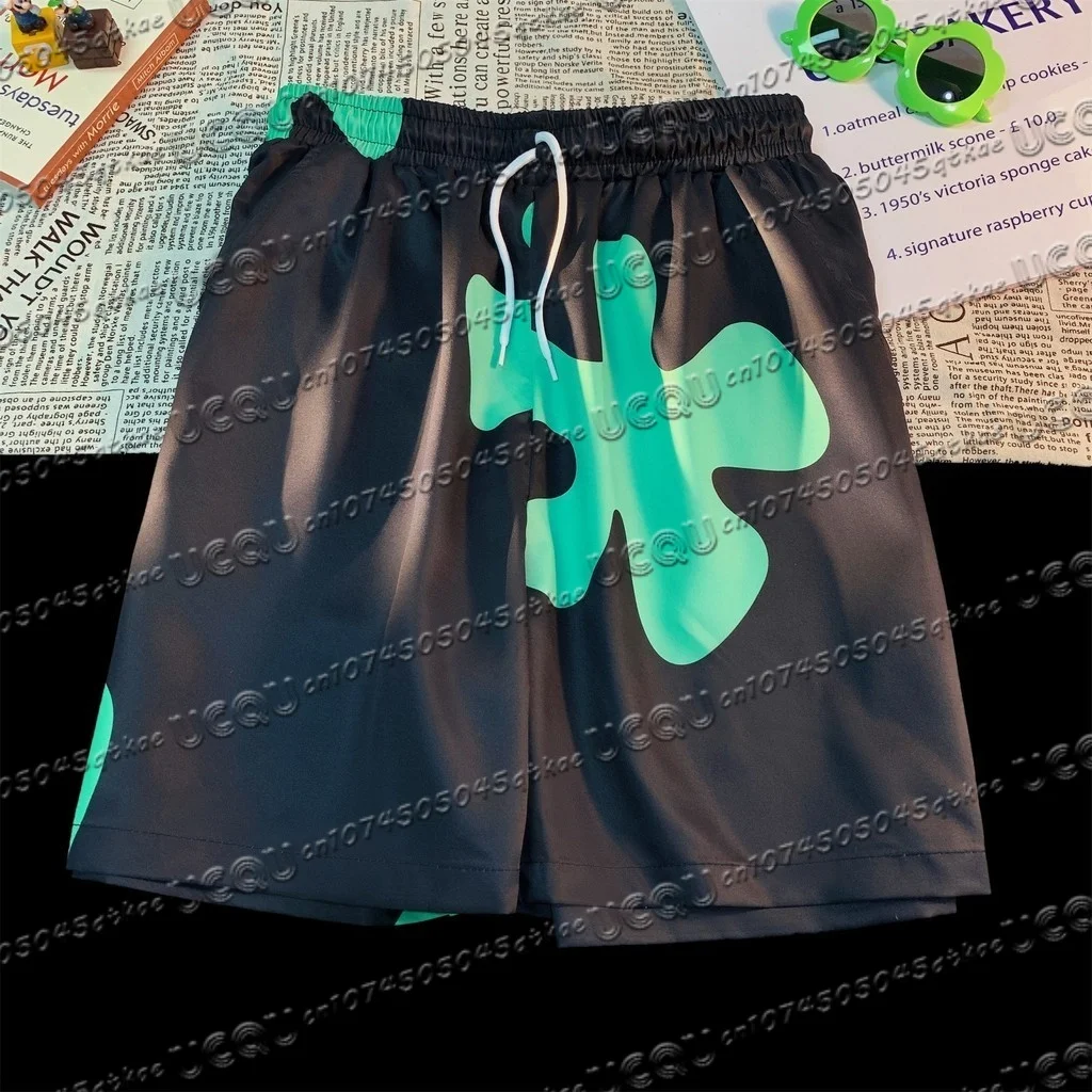 Pantaloncini sportivi da donna con stampa Patrick Star taglie forti Pantaloncini estivi casual con coulisse in vita Pantaloncini sportivi da corsa da uomo all'aperto