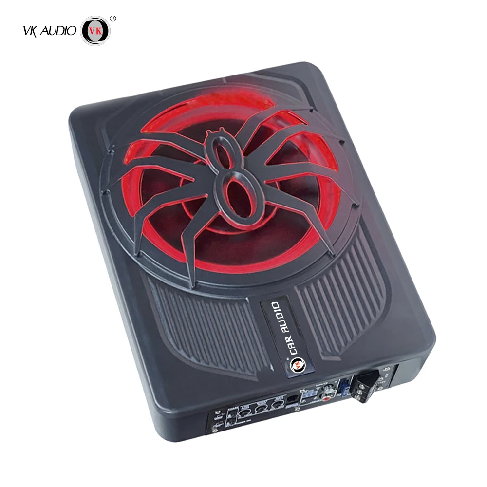 1000W Active VK SP10R B Car Bass Tube Subwoofer Amplifier Speakers 10Inch Single Coil DC 12V 40-350Hz