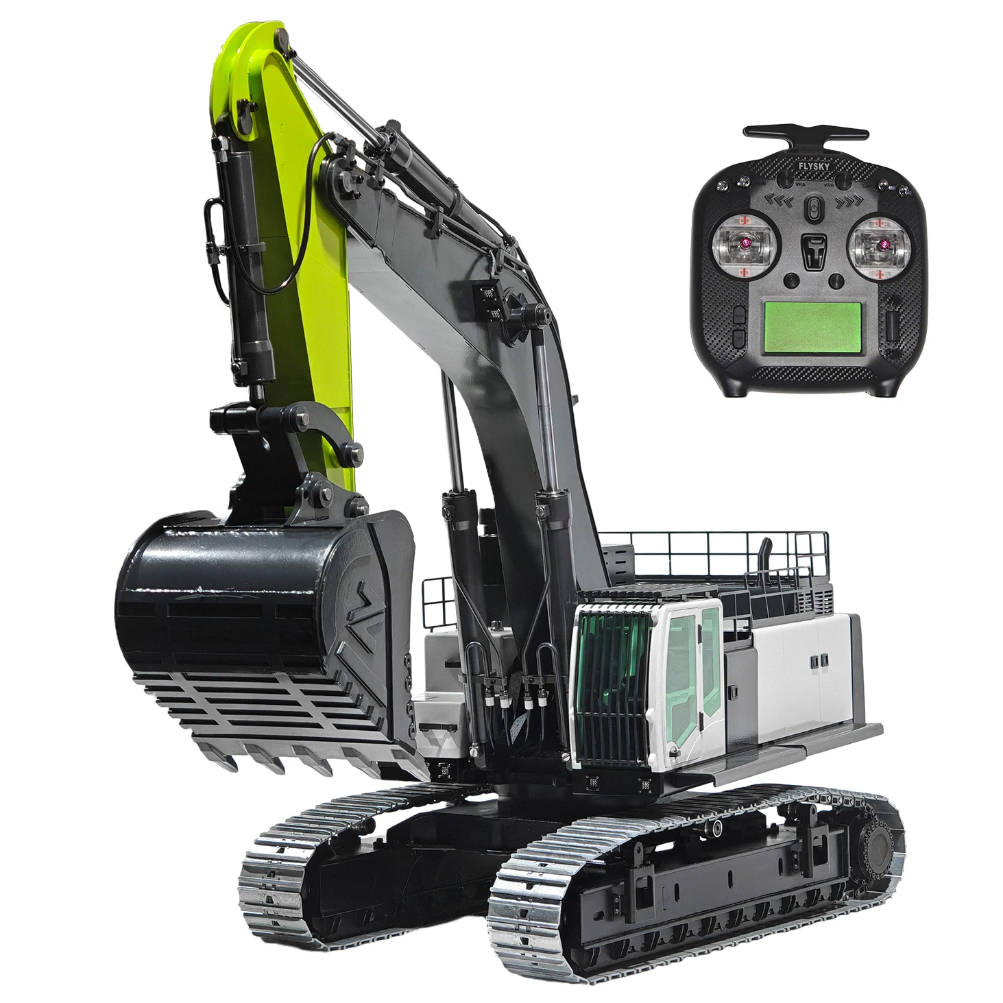 

Remote Excavator ZE960G 1/12 Hydraulic RC Excavator RTR Dual Pump Radio Control with Light and Sound Heavy Machinery RC Car Toy