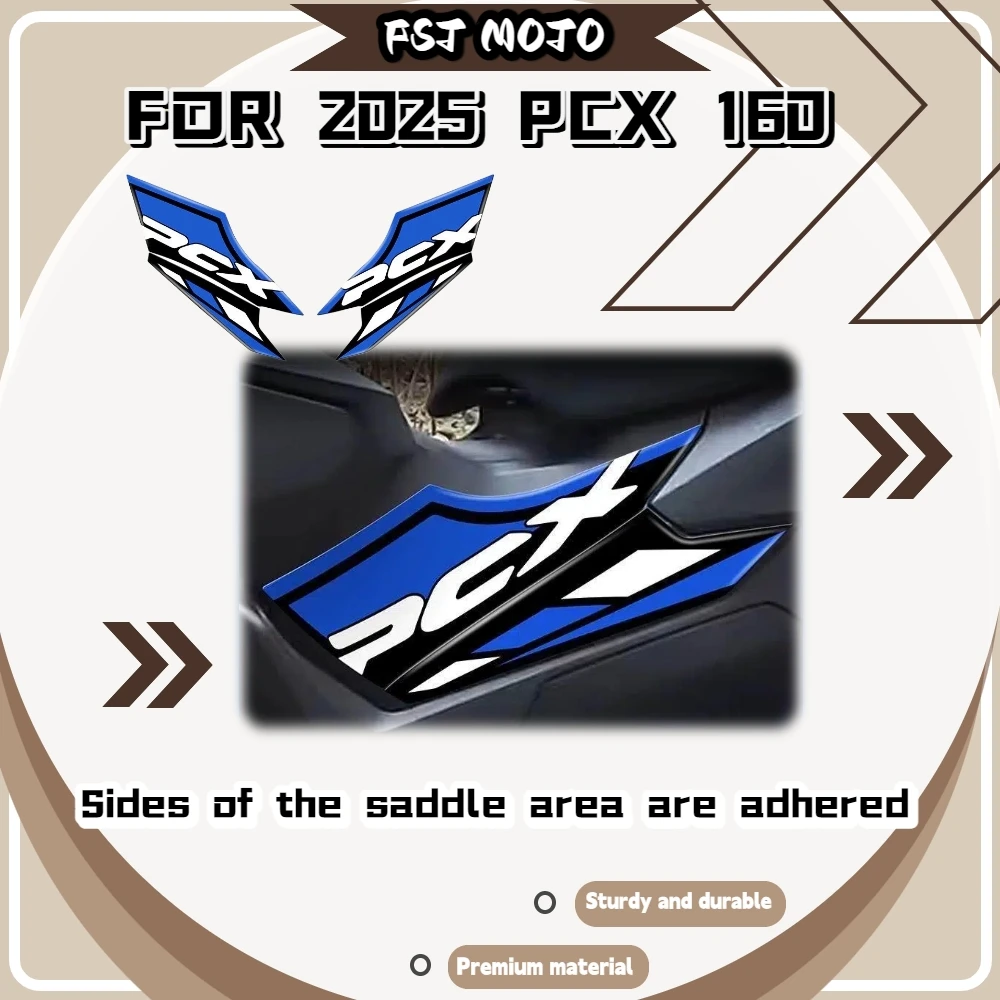 For PCX 160 2025 Multi-Color Saddle Dual Side Stickers Sun Frost Water Proof Long Lasting Original Paint Protection Mod Parts