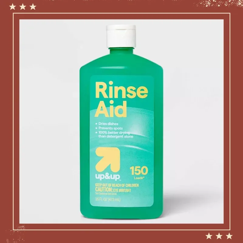 Abrillantador para Lavavajillas - 16 fl oz - up&up: Aroma Fresco, Formato Líquido, Botella de Plástico