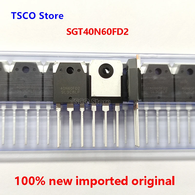 (10Piece/lot)  40N60FD2   SGT40N60FD2  40A/600V  IGBT  New Origiail