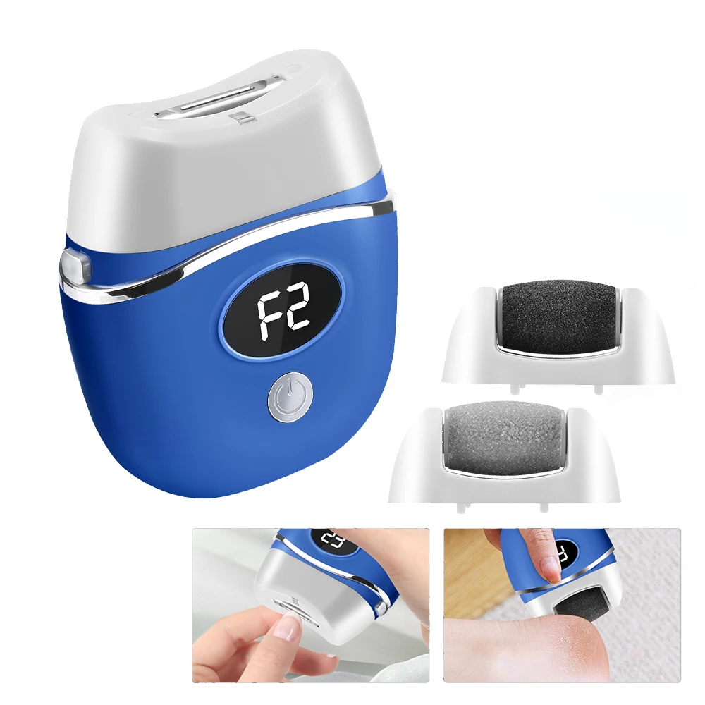 

2 in 1 Electric Nail Clipper Foot Callus Remover Automatic Foot Grinder Nail Trimmer Pedicure Polishing Dead Skin File Exfoliato