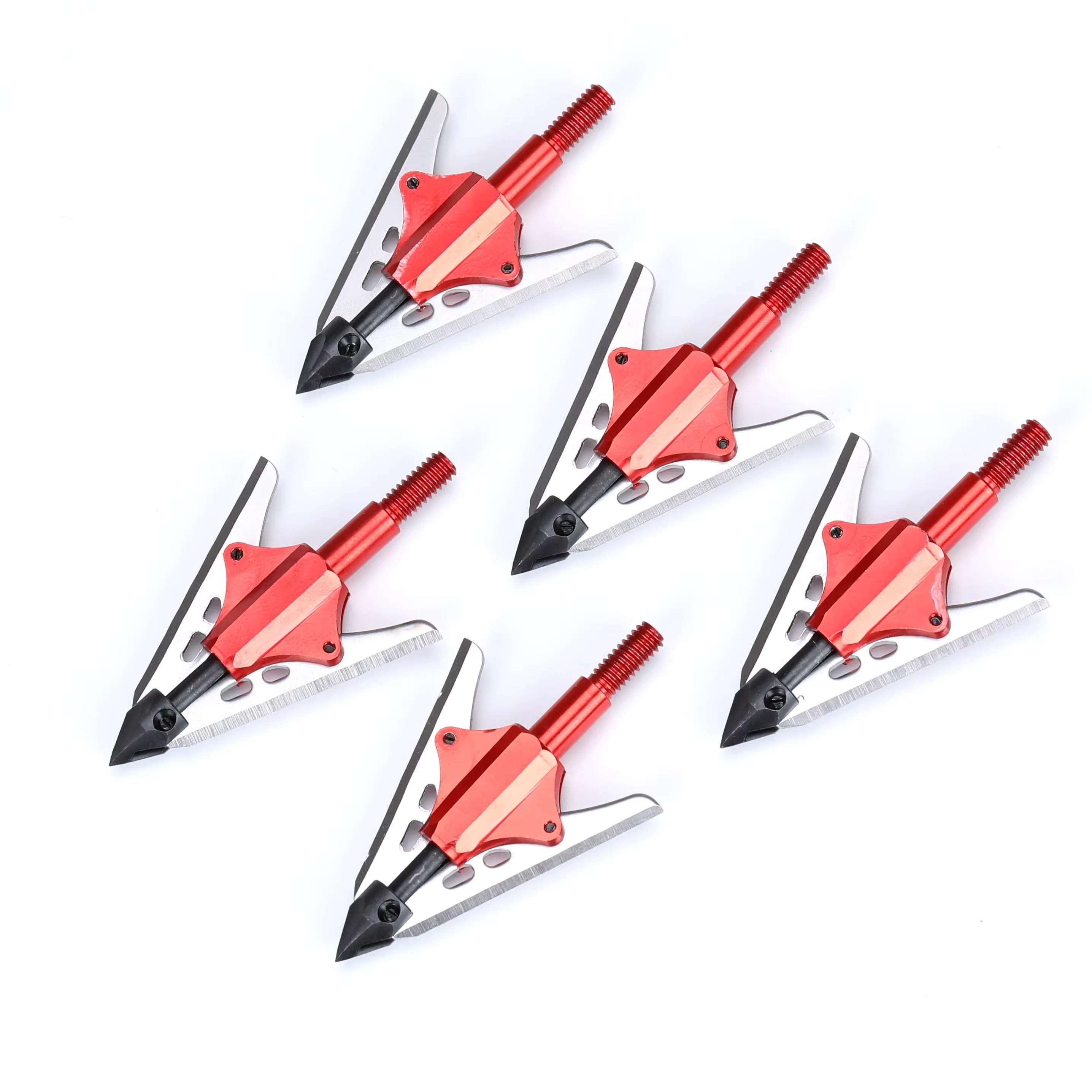 3/6/12pcs 100gn Arrow Head Tips Points 2 Extensible Blade Broadhead  Hunting Archery Accessory