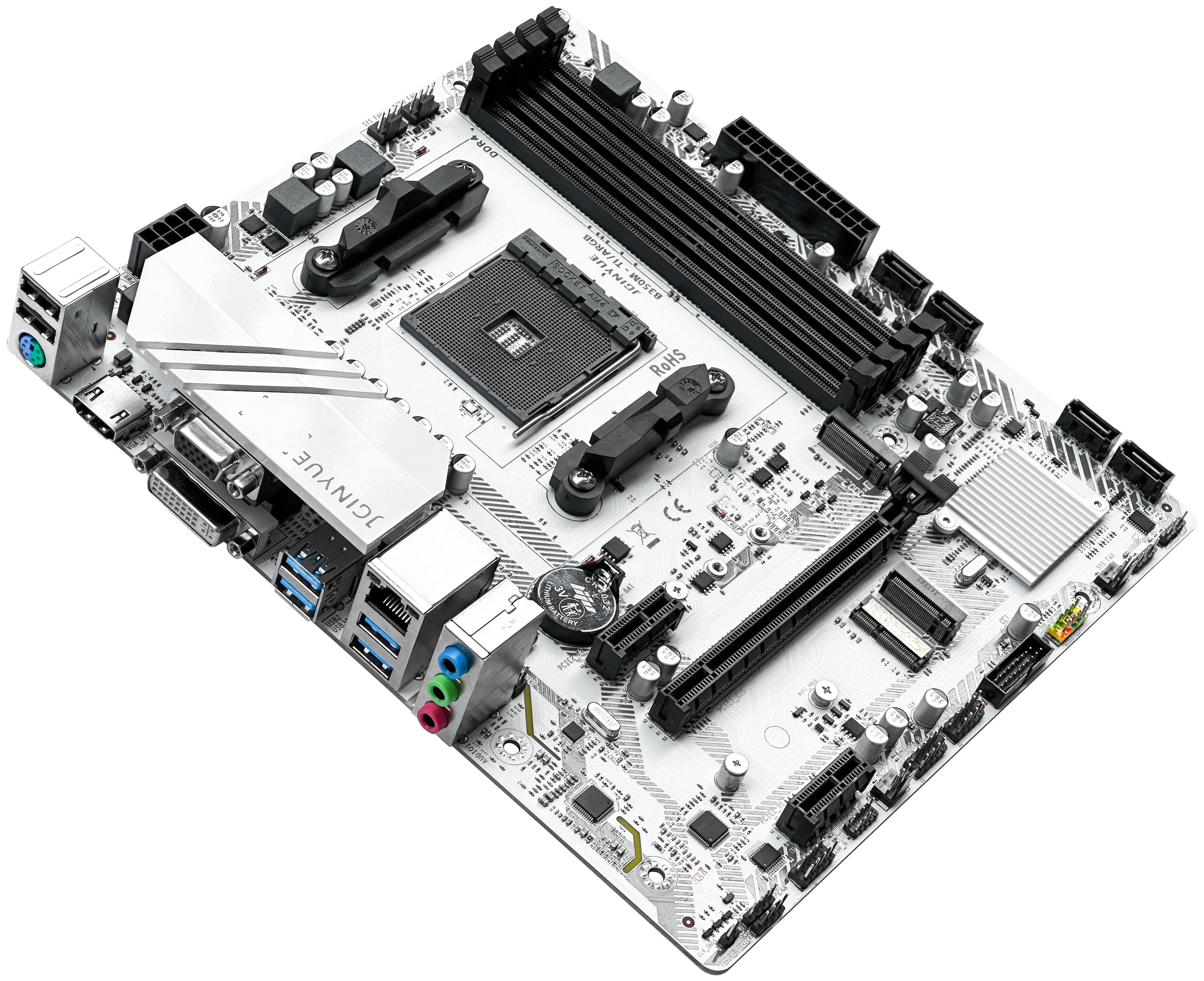 JGINYUE B350M-TI/ARGB M-ATX motherboard For AMD B350 chipset Ryzen AM4 DDR4 For Computer ARGB