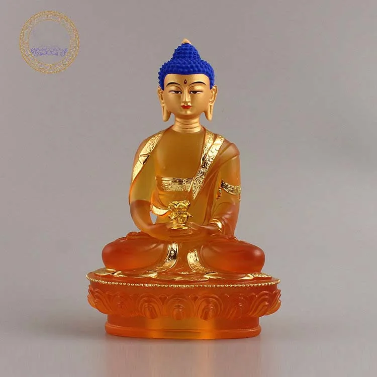 

Southeast Asia faith home Store SAFE GOOD LUCK Talisman Amitabha Sakyamuni Medicine Tathagata Buddha FENG SHUI Sculpture statue