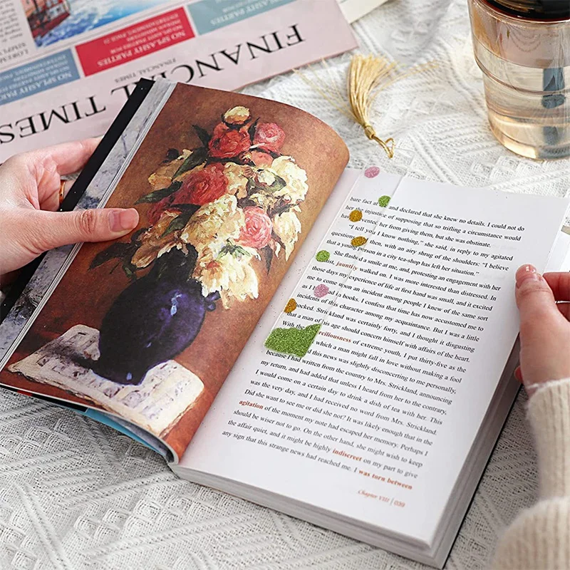 30Pcs DIY Acrylic Bookmark Blank Transparent Bookmark Tassel Bookmark Set For Notebook, Party Decors