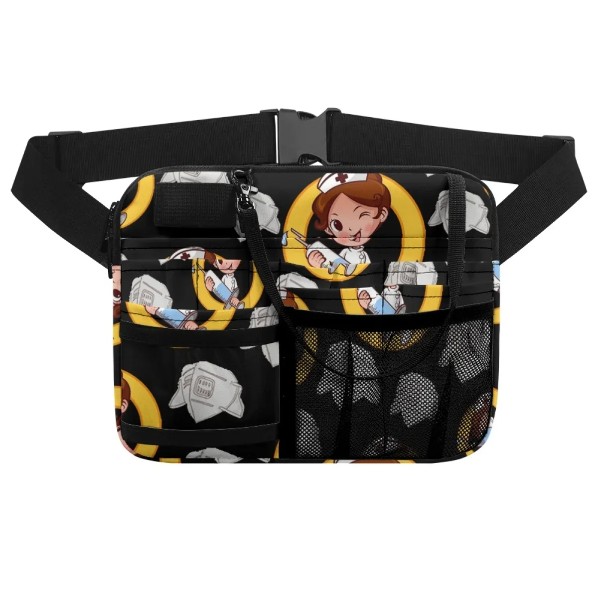 Praktische Verpleegzak Riem Organizer Pouch Voor Schaar Pen Zorg Gereedschap Heuptas Cartoon Medische Stijl Heuptasje Vrouwelijk Cadeau