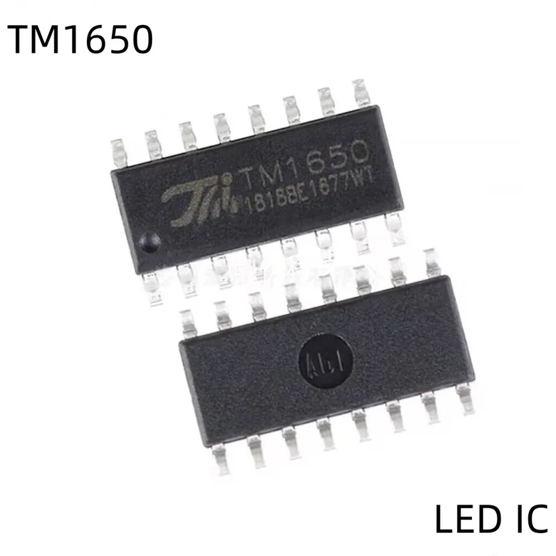 50PCS TM1650 SMT SOP-16 8*4 Bit Fahrer Digital Rohr LED Fahrer Steuerung Tastatur Scanner IC Chip