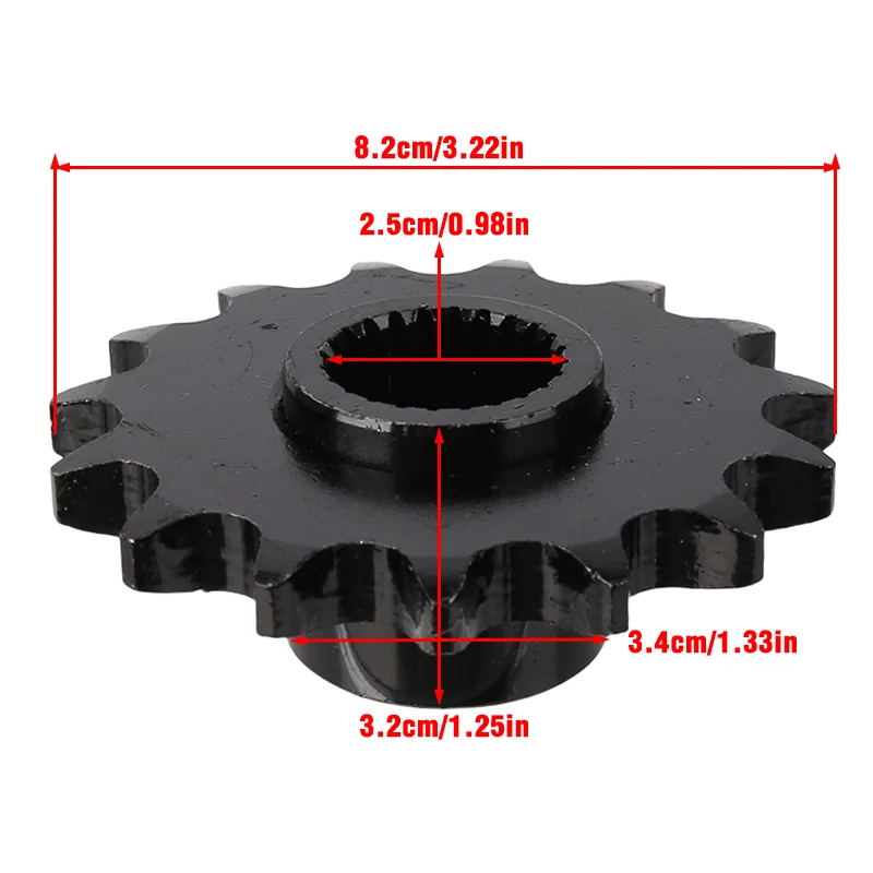 GY6 small flywheel 530 15T 16T transmission gear suitable for ATV beach bike kart accessories