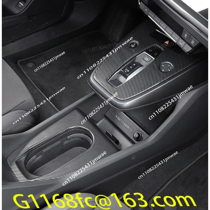 Car Gear Shift Panel Protection Cover, Interior  Holder, Decoration Sticker, Styling Accessories for Q4 E-tron 2021-2025