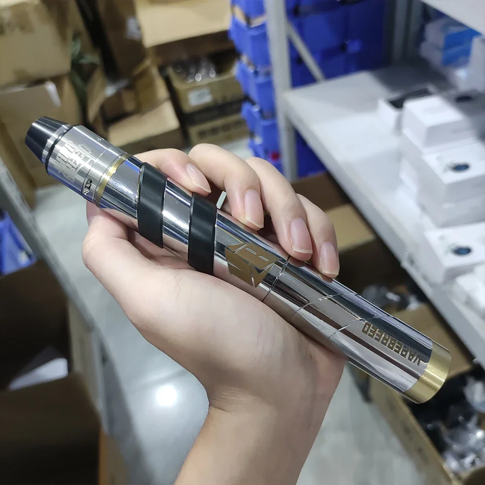 Vapeador mecánico con batería Dual 18650, cigarrillo electrónico con rosca 510, Carnage RDA