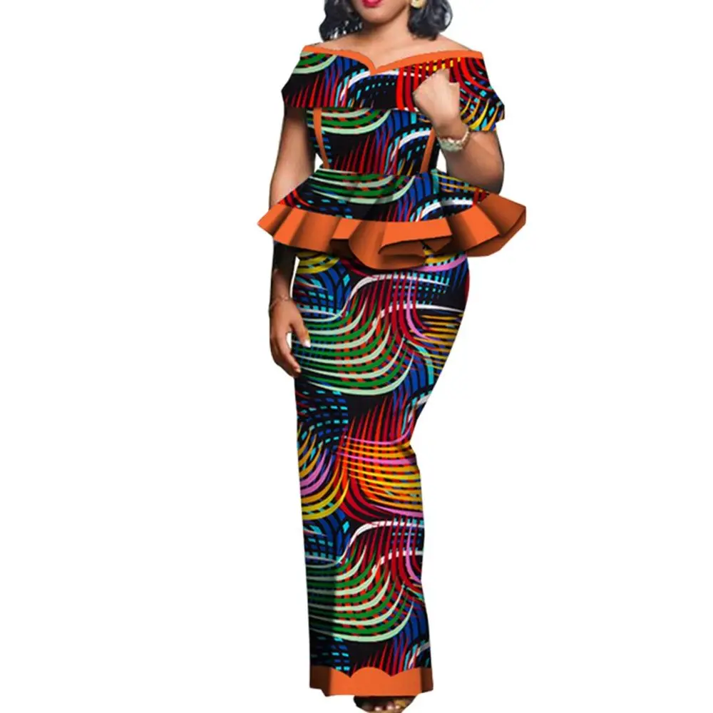 SALE!!! Party African Dress Women Skirt Sets Traditional 2 Pieces Suits Custom Made Dashiki Tops and Skirts Plus Size Clothing