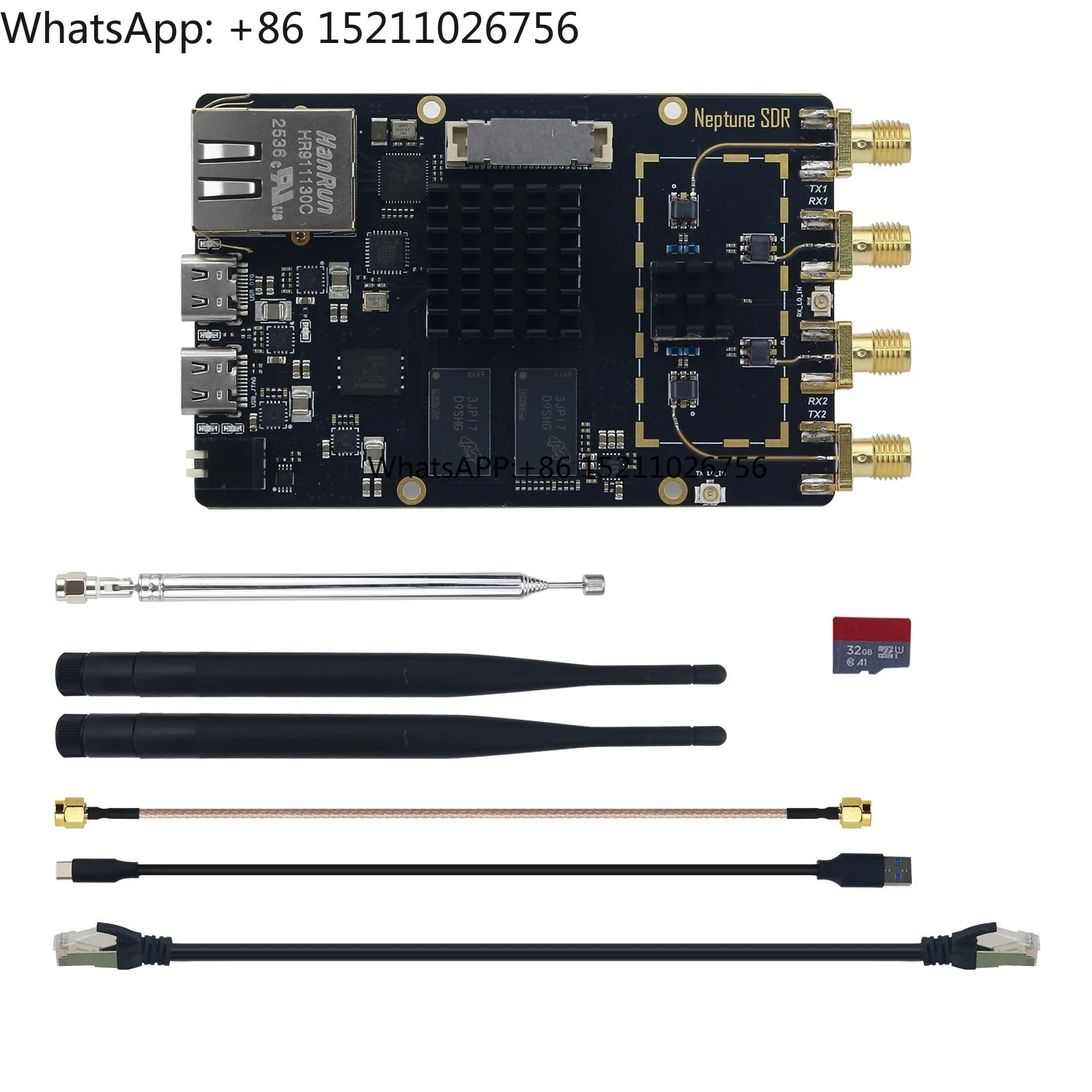 

Комплект для разработки HamGeek Zynq7020 AD9361 K210 SDR 70МГц-6ГГц 25MSPS 1ГБ DDR3 для OpenWiFi Pluto SDR