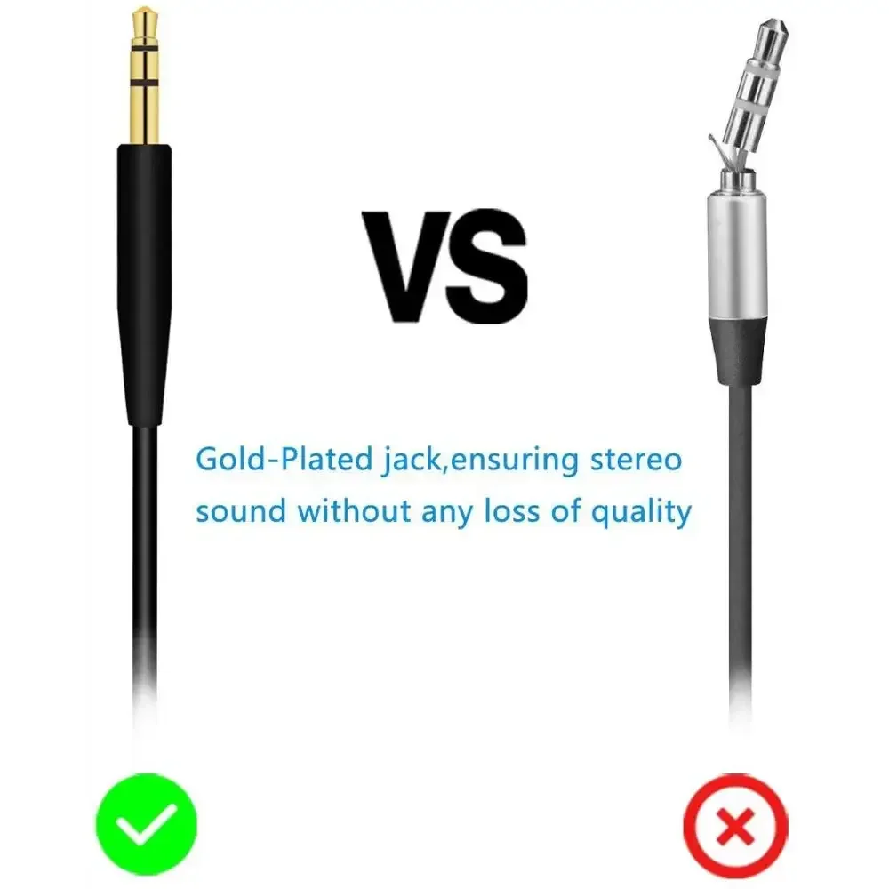 Сменный кабель-удлинитель OFC для наушников Bose QuietComfort 45 35 25 QC45 QC35 QC25 700 NC700 OE2