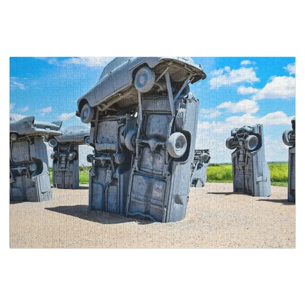 

Carhenge Jigsaw Puzzle Woodens For Adults Wood Name Custom Photo Puzzle