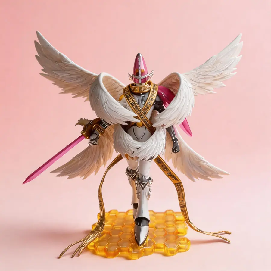 

Digimon Adventure Angemon & Holy Angemon 22cm Anime Figure GK Statue Statue Model High Quality