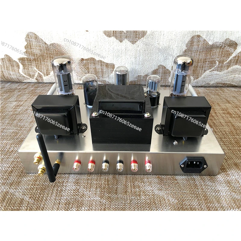 6H8C EL34 hand-built luxury high-end tube power amplifier, output power: 6.5W+6.5W, frequency response: 20hz-20khz