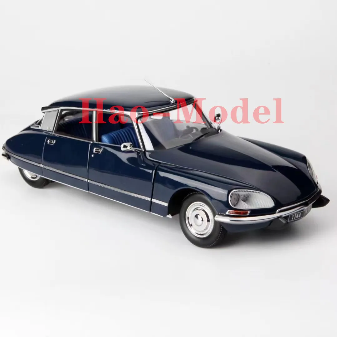 Norev 1:18 Citroen DS 23 Pallas 1974 Modelo de carro em liga metálica Presentes para meninos Ornamentos Azul