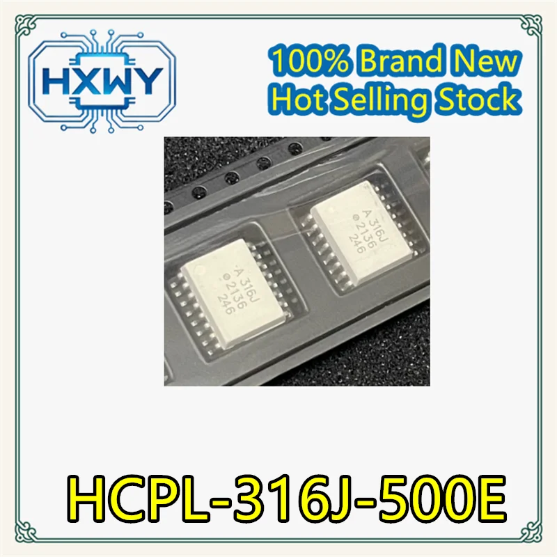 (3/30pcs) HCPL-316J-500E  316J SOP16 package  Best-selling integrated circuit  Stock running low  Fast dispatch