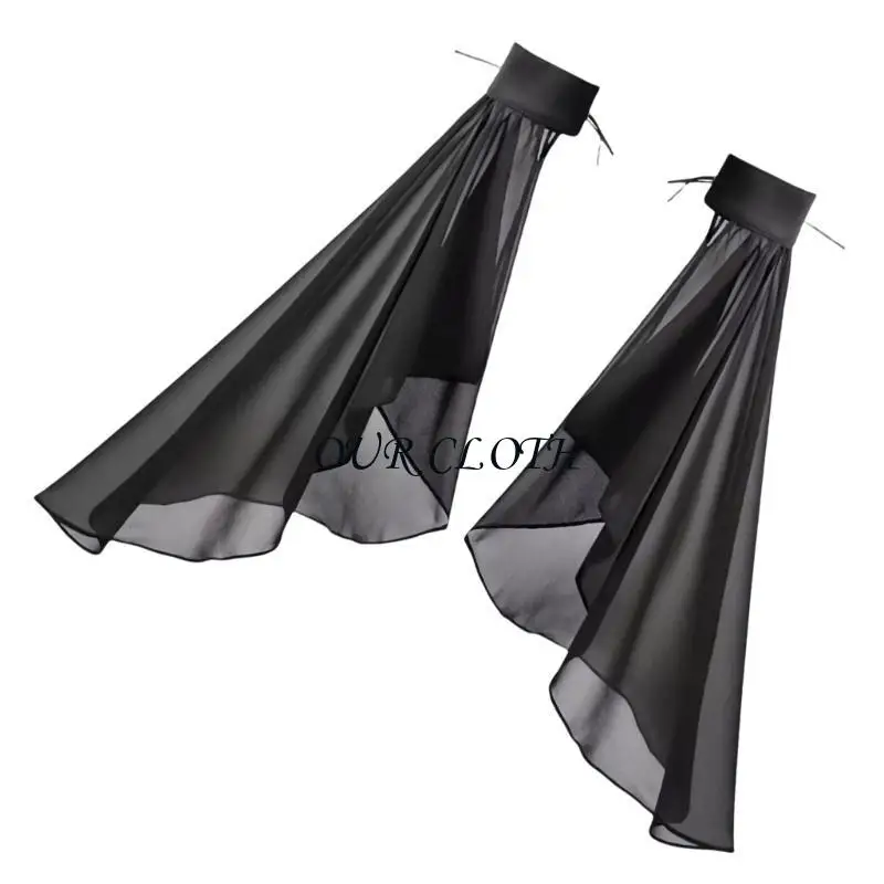 

Women False Sleeves Bridal Tulle Bishop Sleeve Decorative Cuffs for Wedding Y1AC