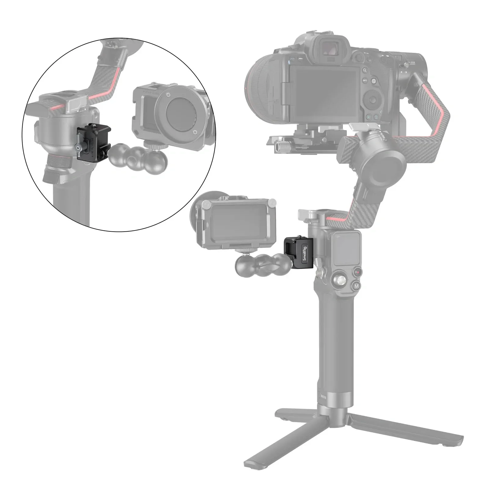 SmallRig NATO morsetto accessorio supporto per DJI RS 2 / RSC 2 / RS 3 / RS 3 Pro / RS 4 / RS 4 Pro 3025