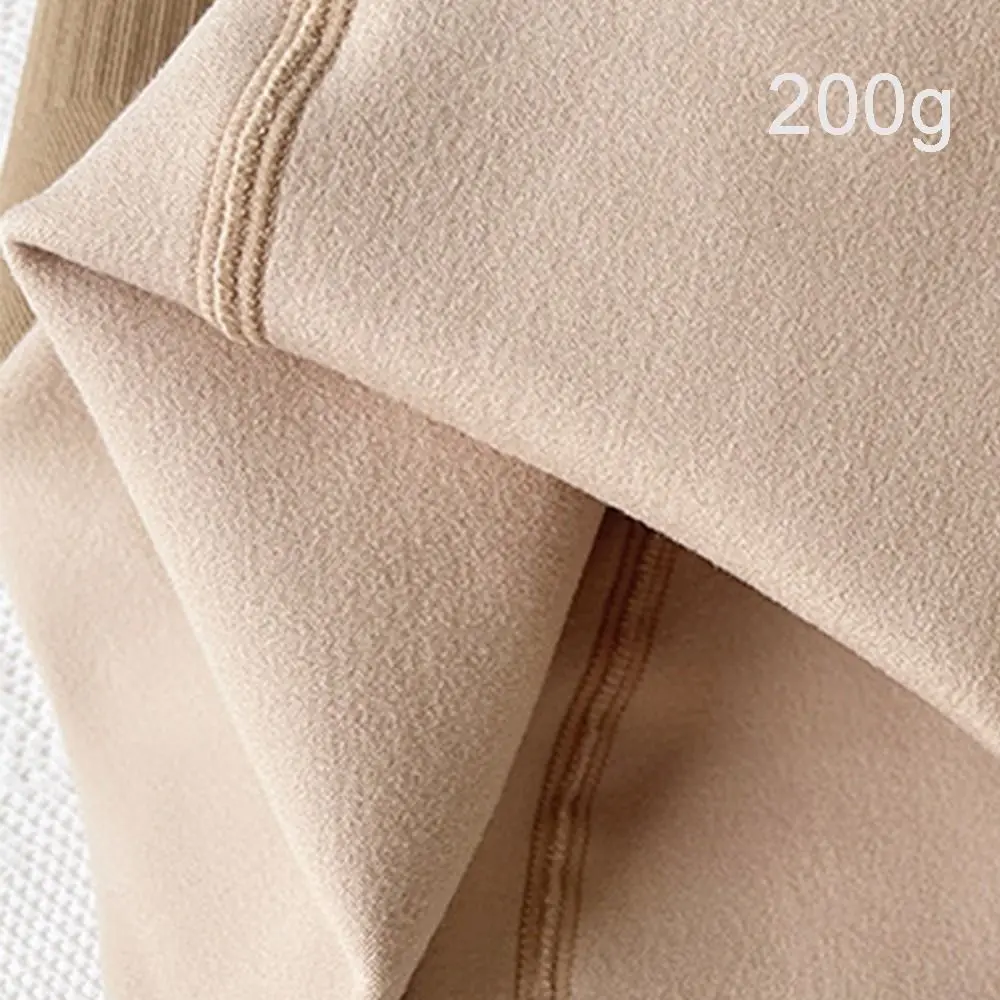 Più Pantaloni con fondo in velluto Nudity Colore della pelle Collant termico nudo Collant invernale Calze da donna Artefatto a gamba nuda