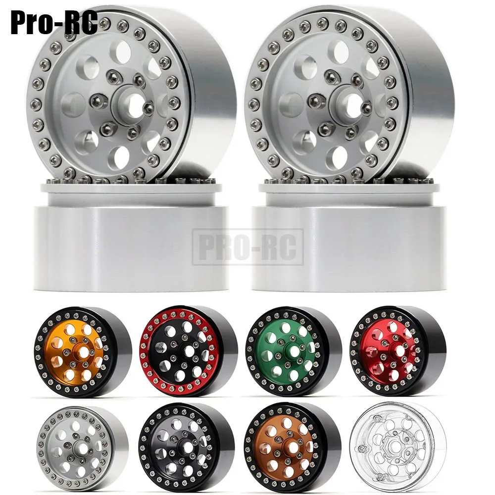 

Aluminum Alloy 1.9inch CNC 8 Holes Beadlock Wheel Rim Hub for 1/10 Axial Scx10 90046 D90 TRX4 RedCat RC Car Parts