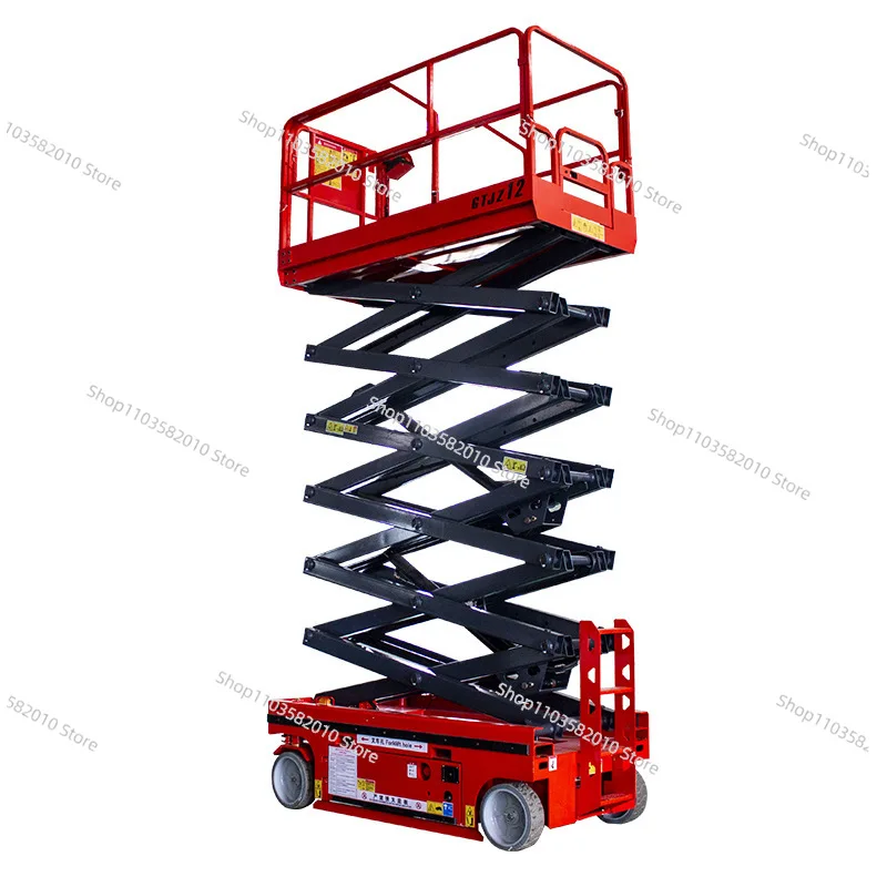 Lifting table Miniature aluminum scissor table Small electric lifting platform