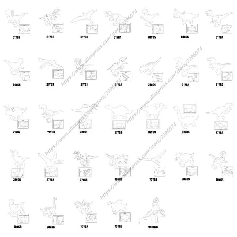 Modelos individuales de gran tamaño, accesorios de figuras de acción, juguetes de bloques de construcción de aproximadamente 8CM para niños, Serie-146