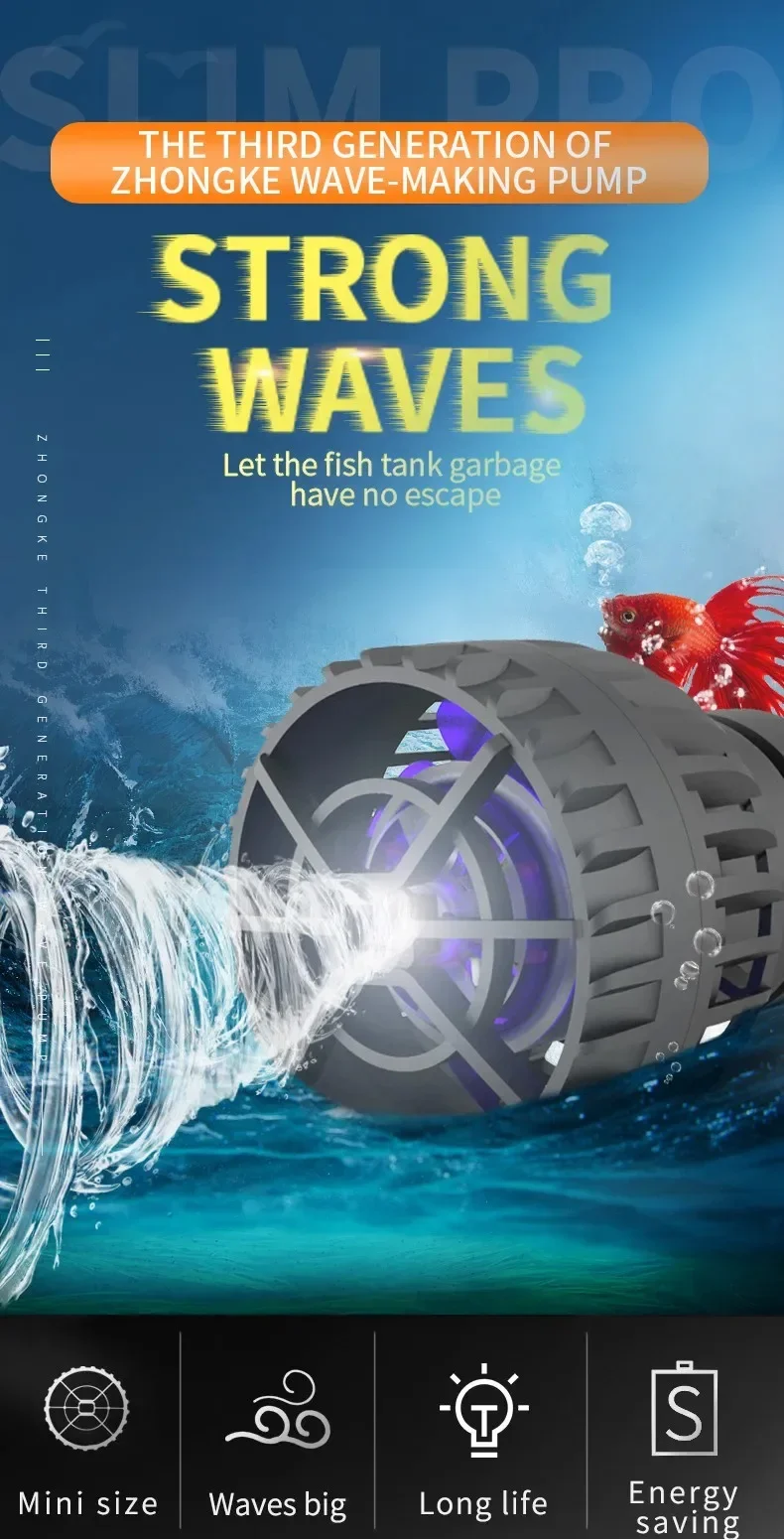 ZKSJ Mini Slim 2000 USB 3000 Powered Freshwater Saltwater DC