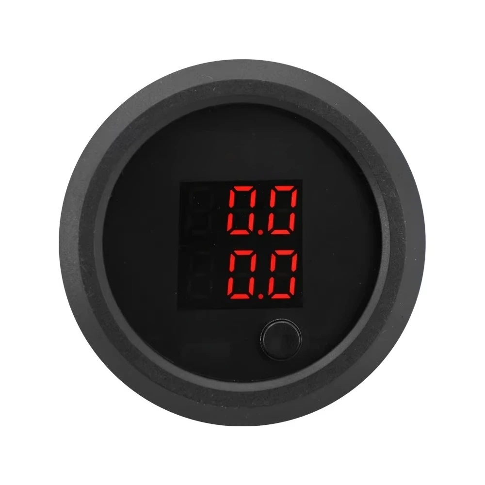52MM air Pressure Gauge 12V/24V with Two Sensor 1.6MPA(232PSI) RED