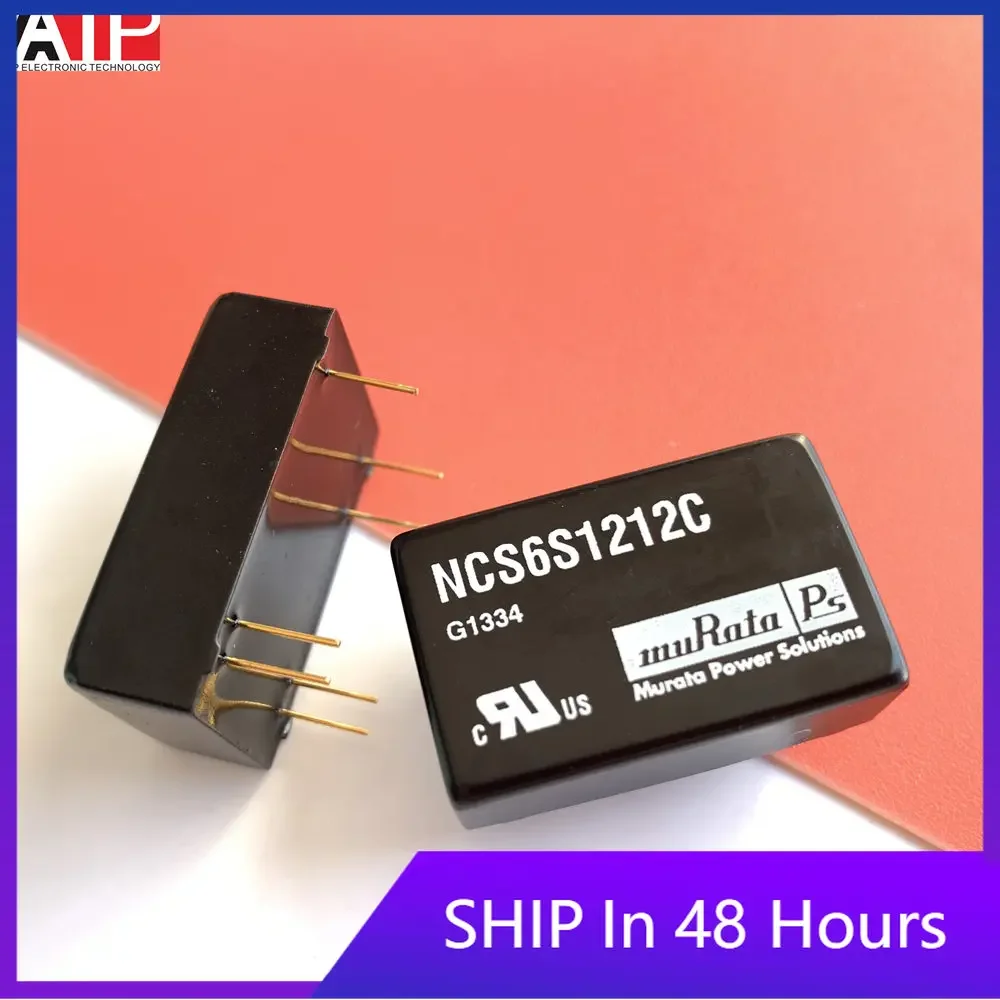 1PCS  NCS6S1212C conversion module 6W 12V to 12V gold-plated feet genuine Original inventory in stock