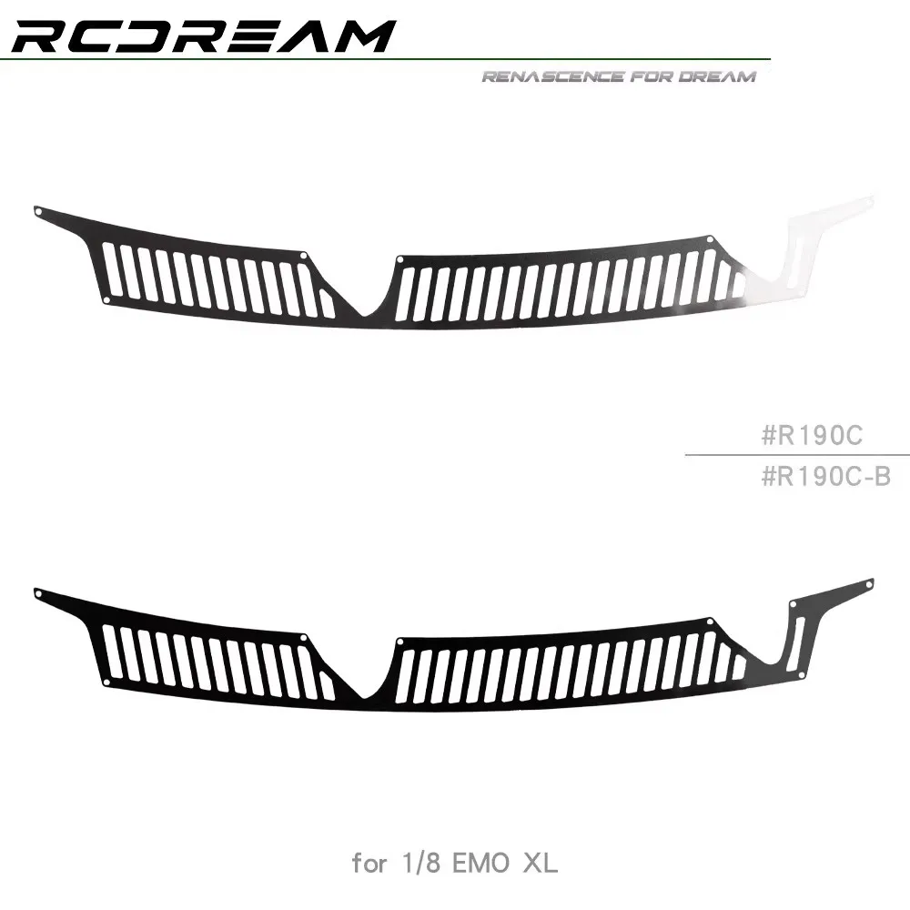 

RCDream EMO XL Big Wild Bull Front windshield bottom heat dissipation grille rainwater outlet metal decorative sheet # R190C