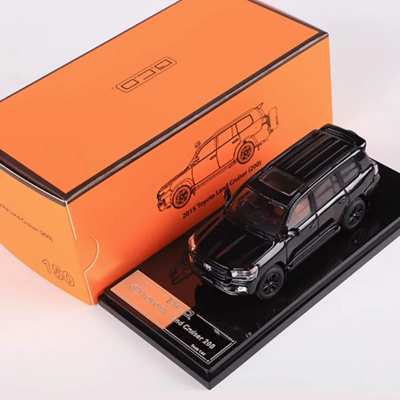 GCD Diecast 1:64 مقياس لاند كروزر LC200 SUV سبيكة سيارة نموذج المنتج النهائي محاكاة لعبة جمع هدية نموذج ثابت
