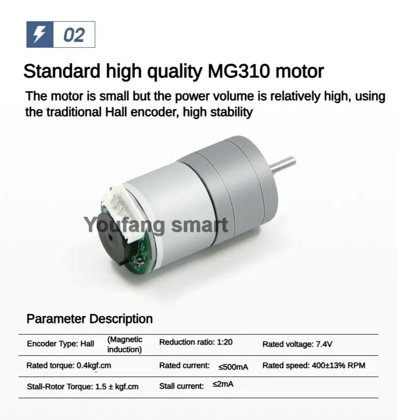 2WD selbstausgleichender Roboter, Auto-Encoder-Motor, 2-lagiges Auto, PID-Einstellung, LQR, Trolley-Roboter, DIY-Kit, programmierbarer Balance-Roboter – Detail 6