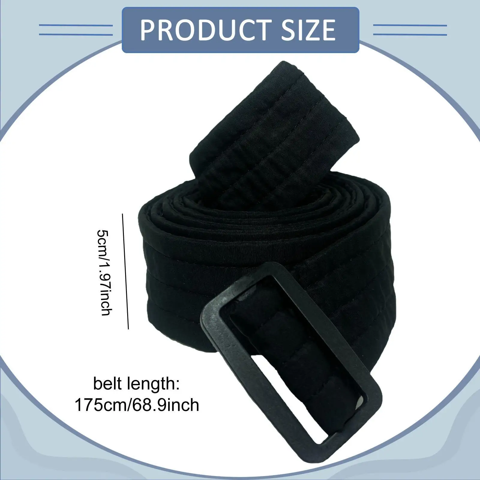 حزام سترة سفلي للنساء، حزام ربط، وشاح مزخرف، شريط خصر بسيط، حزام خصر لتزيين الملابس الخارجية #6