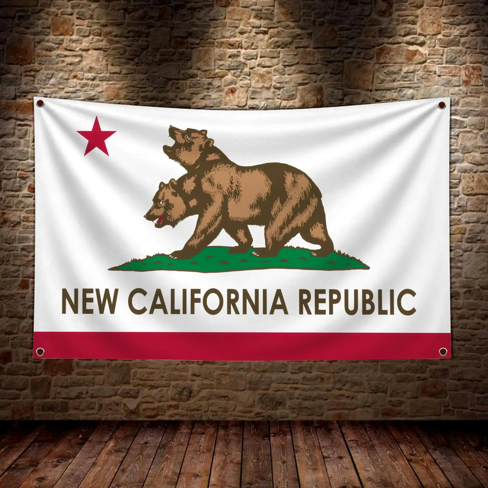 Cool California Design Flags Decorative Wall Hanging Banner Tapestry for Bedroom Dorm Room Living Room Home Art Decor Gift