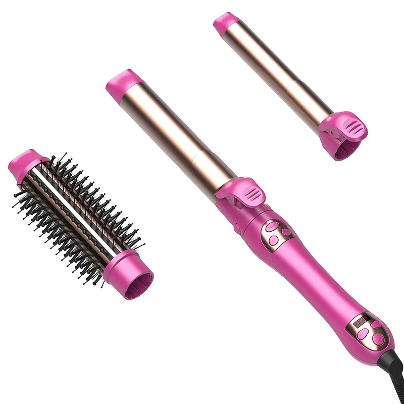 Set permanente per ferro arricciacapelli automatico con cambio tubo 3 in 1