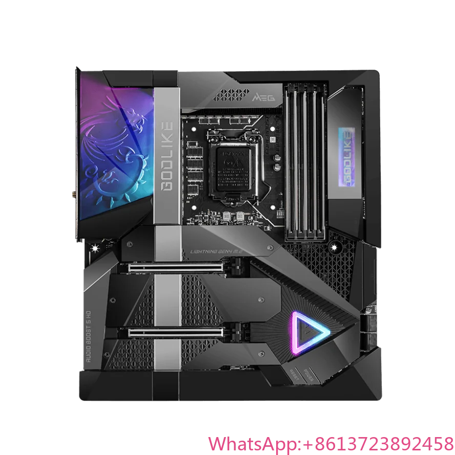 Hot New Arrival m.si MEG Z590 GODLIKE DDR4 Socket inte.l Z590 E-ATX Computer Hardware & Software Gaming Pc Motherboard