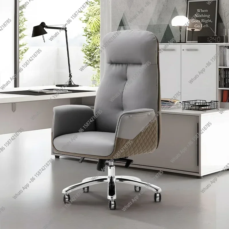 L-J Executive Computer Office Chair Back Support Lazy Living Room Office Chairs Ergonomic Comfy Nordic Sillas De Oficina Furnitu