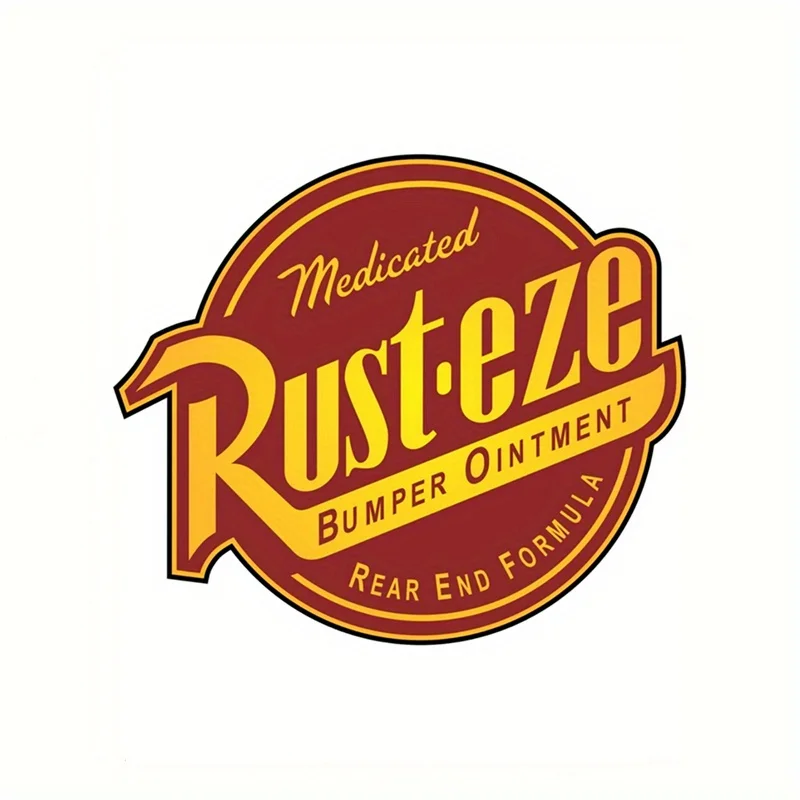 Rust-Eze Waterproof Vinyl Sticker For Car Truck SUV Van Motorcycle Laptop Water Bottle Cup Guitar Toolbox Wall Window Decor