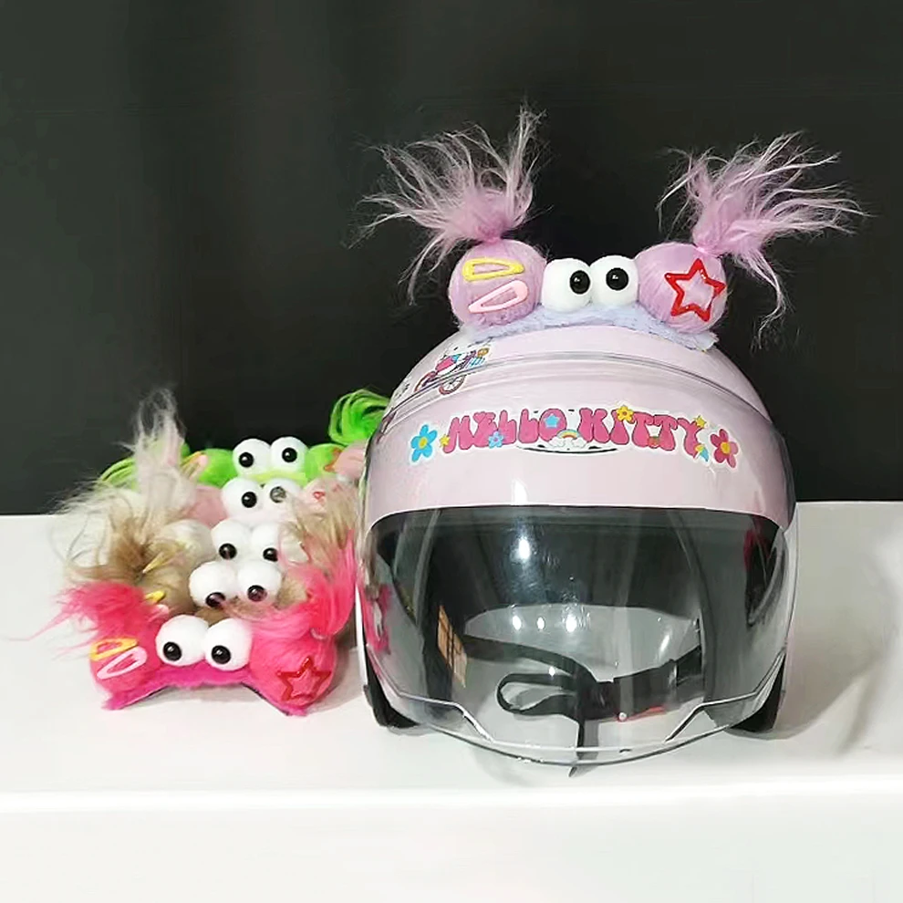 Cute Funny Helmet Decoration Ears For Girls Child Motorcycle Cycling Ski Helmet Funny Decor Accessories Stickers Cat Ears