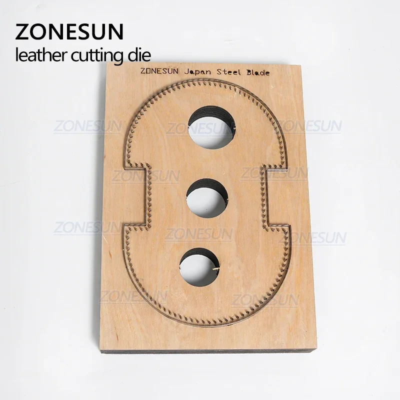 ZONESUN D1 Customized leather cutting die handicraft tool coin purse PVC/EVA sheet cutter mold DIY paper laser knife die